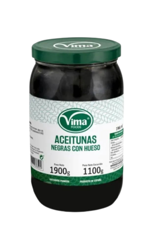 Aceituna Negra con Hueso 1900g